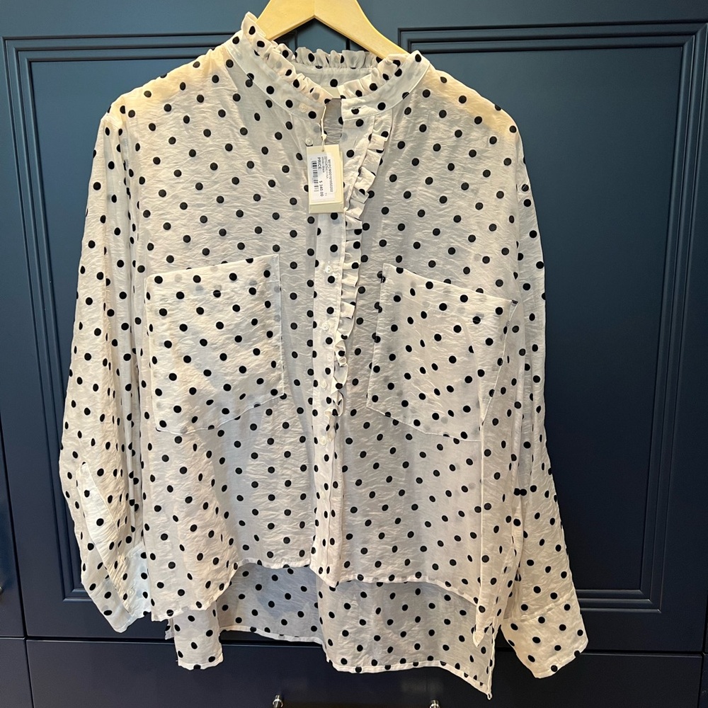 Make polka dot shirt